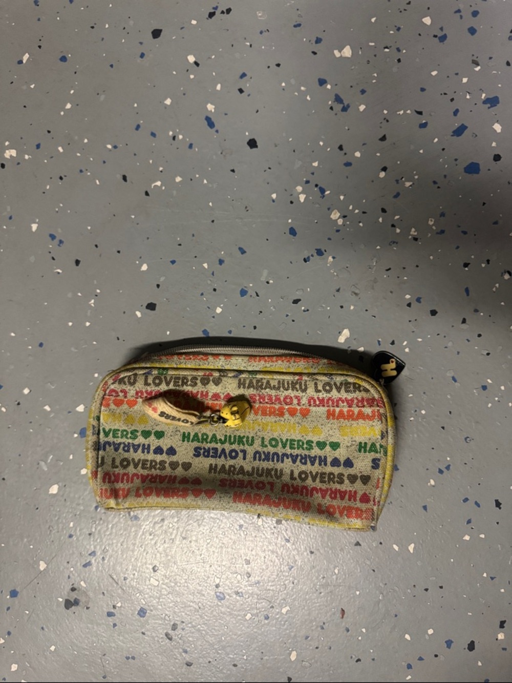 Harajuku Lovers Rainbow Logo Cosmetic Pouch - Multicolor